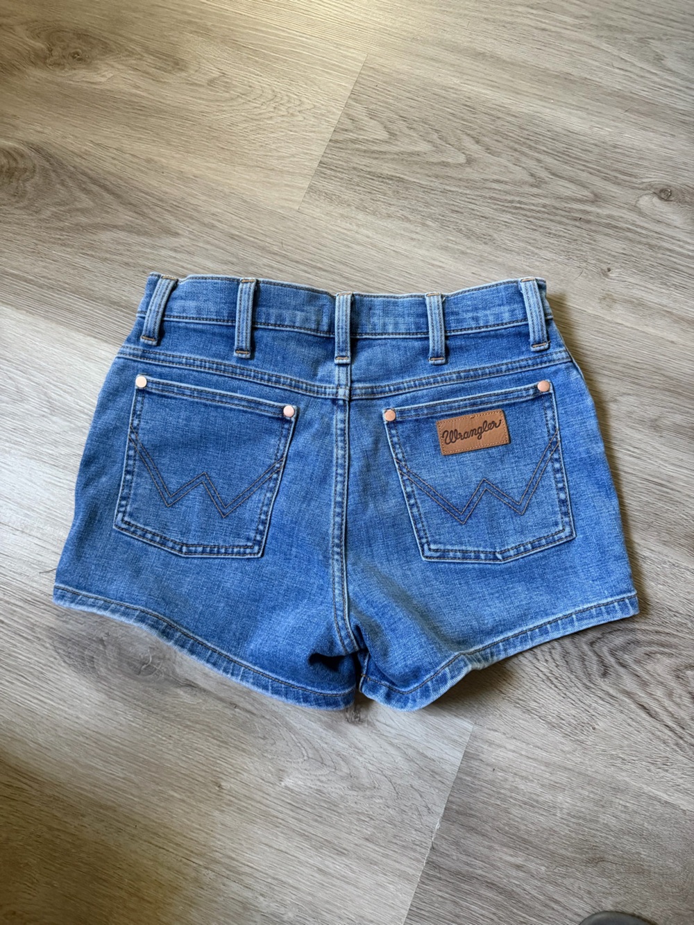 Wrangler Denim High-Waist Shorts